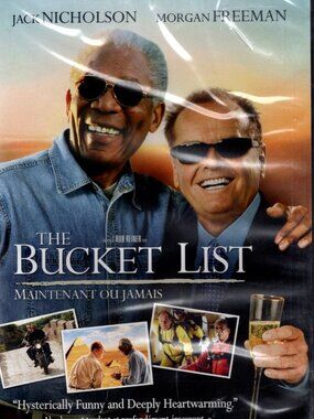 The Bucket List DVD New Sealed Jack Nicholson Morgan Freeman Bilingual